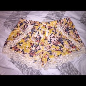 Xhilaration Soft Floral Shorts